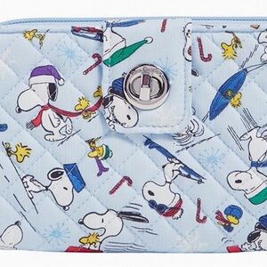 Peanuts® RFID Turnlock Wallet in Ski Jump Snoopy